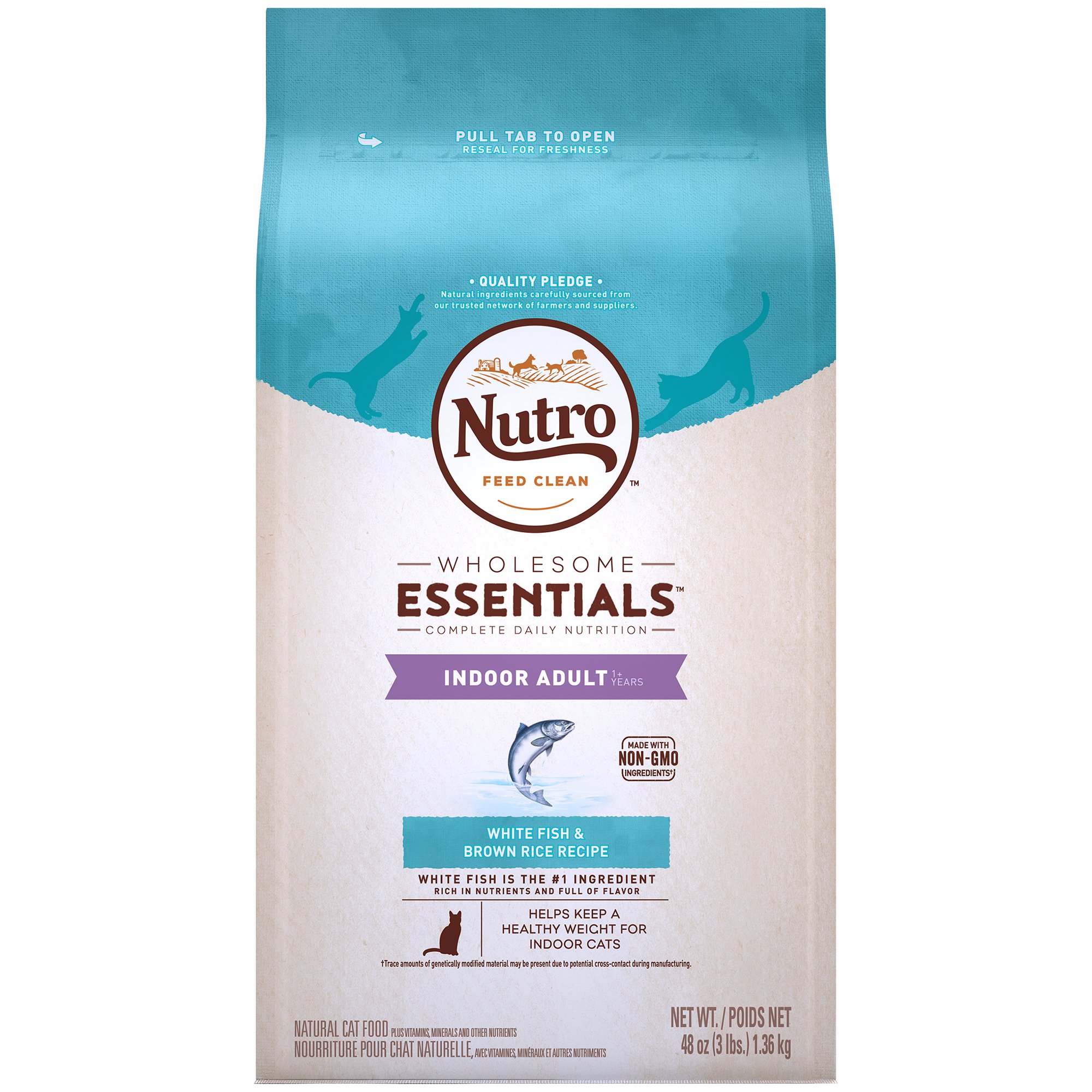 Nutro Wholesome Essentials Indoor Adult Dry Cat Food White Fish Brown Rice eBay