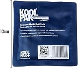 Koolpak Luxury Reusable Hot & Cold Pack Small 13 x 14 cm Blue 20 Pack view 3
