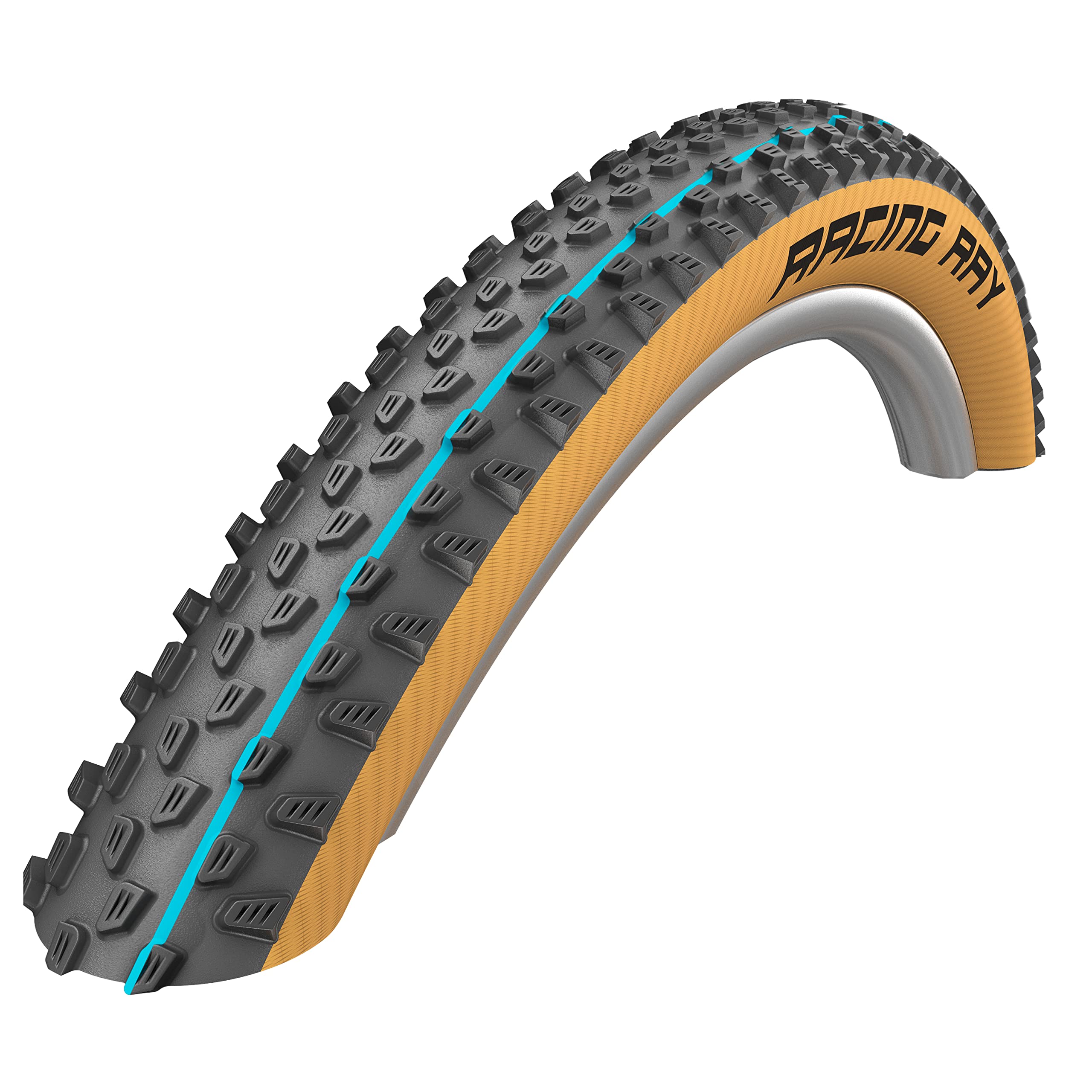 Schwalbe Unisex's Racing RAY Evo, Snakeskin, TLE Tyres, Black, 57-622, 1402990021