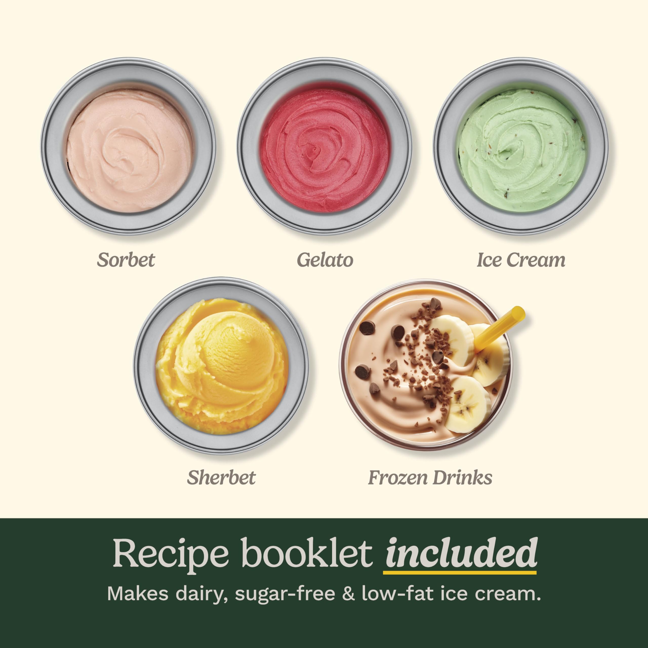 Cuisinart Ice Cream Maker Machine, 2-Quart Stainless Steel Frozen Yogurt, Gelato, Sorbet, Ready in 20 Minutes, LCD Screen and Timer, ICE-70P1