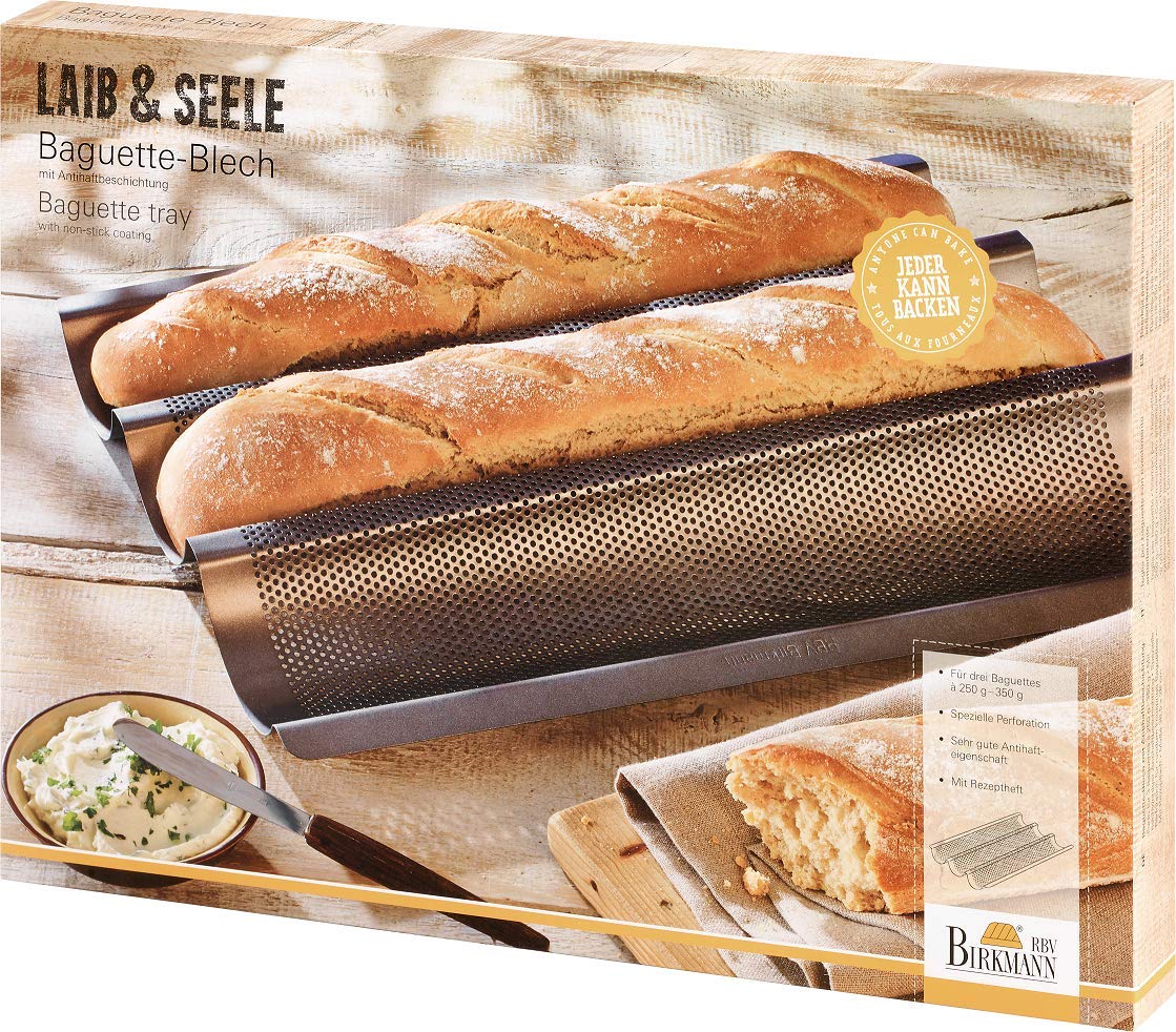 Birkmann 210141 - Molde para Hacer baguettes (38,5 x 28 cm ...