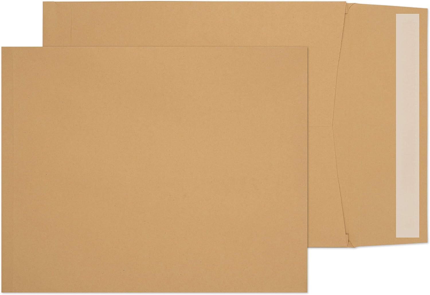 Blake Purely Packaging 305 x 250 x 25 mm 140 gsm Gusset Pocket Peel & Seal Envelopes (4040) Manilla - Pack of 125