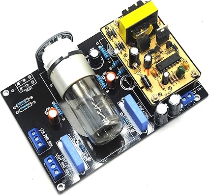 Amazon Com Dc12v Car 6n8p 6h8c 6sn7 Tube Valve Preamplifier