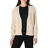 Amazon Essentials Women's Soft Touch Ribbed Blouson Cardigan