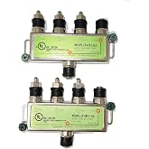 Directv SWM Approved 4-Way Splitter by Pro Brand (2-Pack)