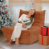 Vesgantti Togo Fireside Lounge Chair Soft Suede Premium Foam 80D x 85W x 84H view 8