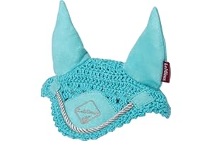 LeMieux Toy Pony Ear Bonnet for Toy Pony - Handmade Crochet - Super Soft - 3 Years + - Gift for Kids - Azure