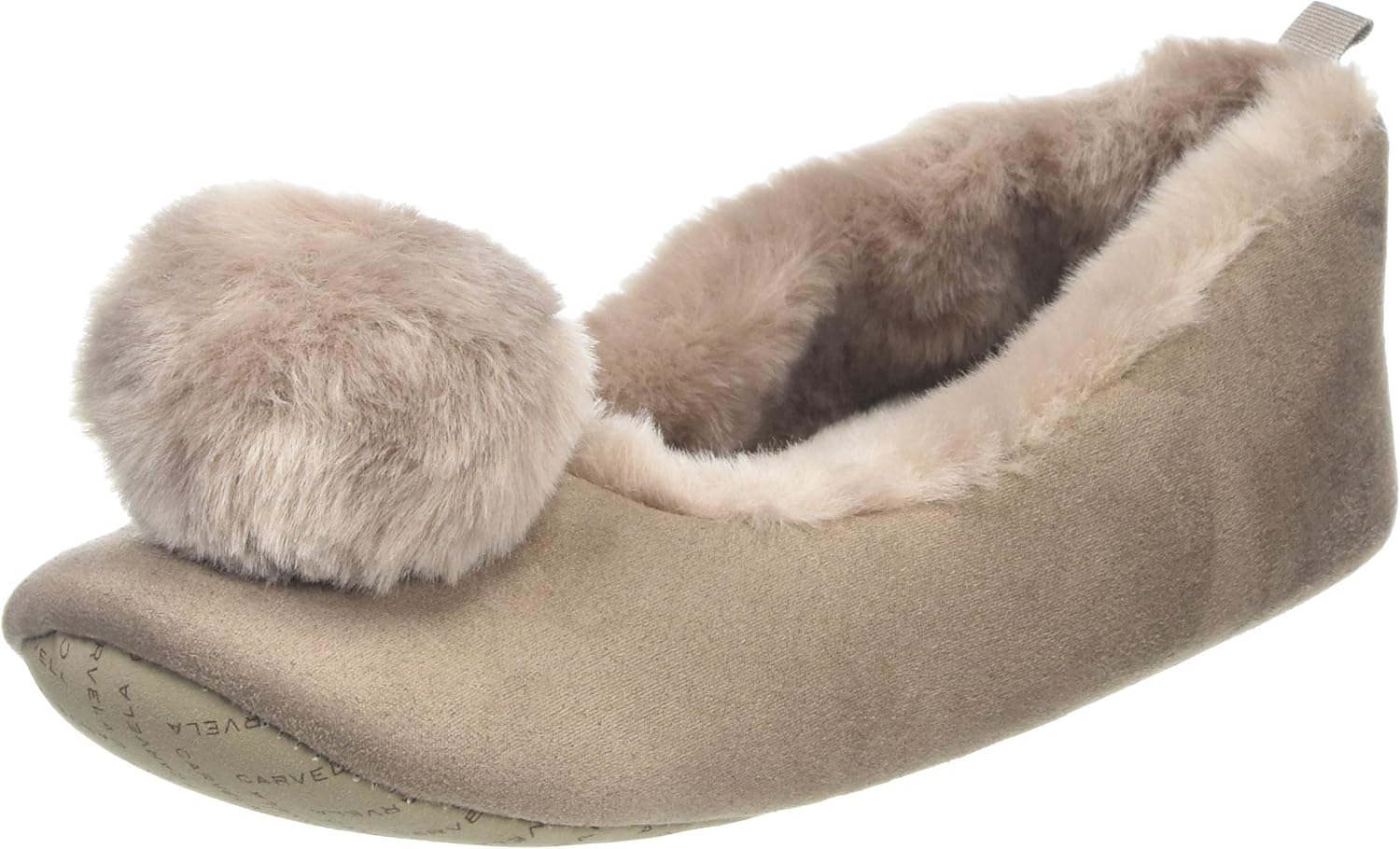 carvela pom pom slippers