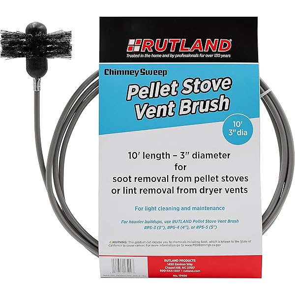 Rutland 3-Inch Pellet Stove/Dryer Vent Brush with 10-Feet Handle :  Amazon.ca: Tools u0026 Home Improvement