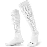 We Ball Sports Scrunch Football Socks, Extra Long Padded Sports Socks for Men & Boys