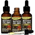 3Pack Batana Oil for Hair Growth, Bantana Hair Growth Oil, Organic Batana Oil for Hair Growth, Botana Oil Hair Growth Oil and Heat Hair Cap for Men & Women