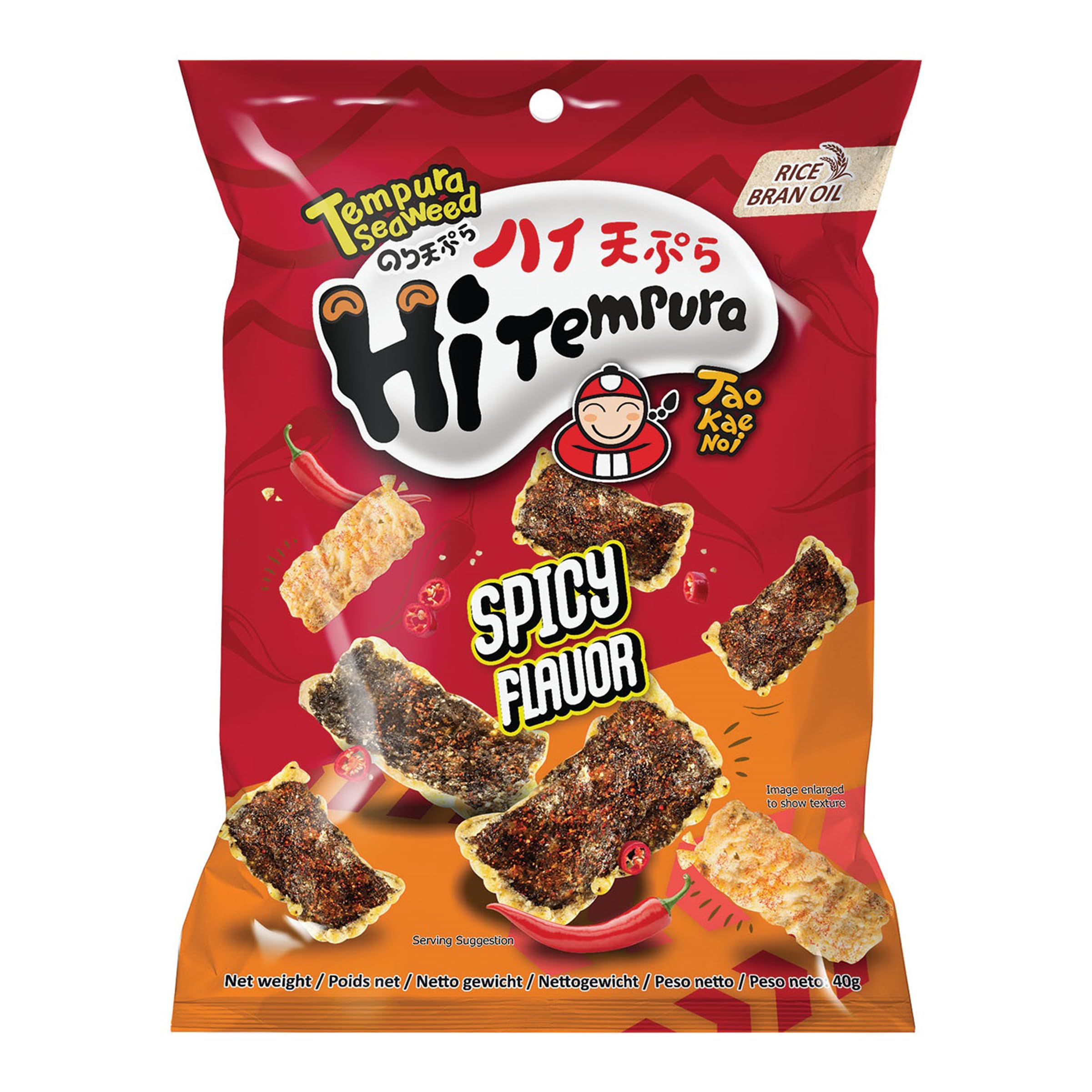 Tao Kae Noi Spicy Hi-Tempura Seaweed 40 g