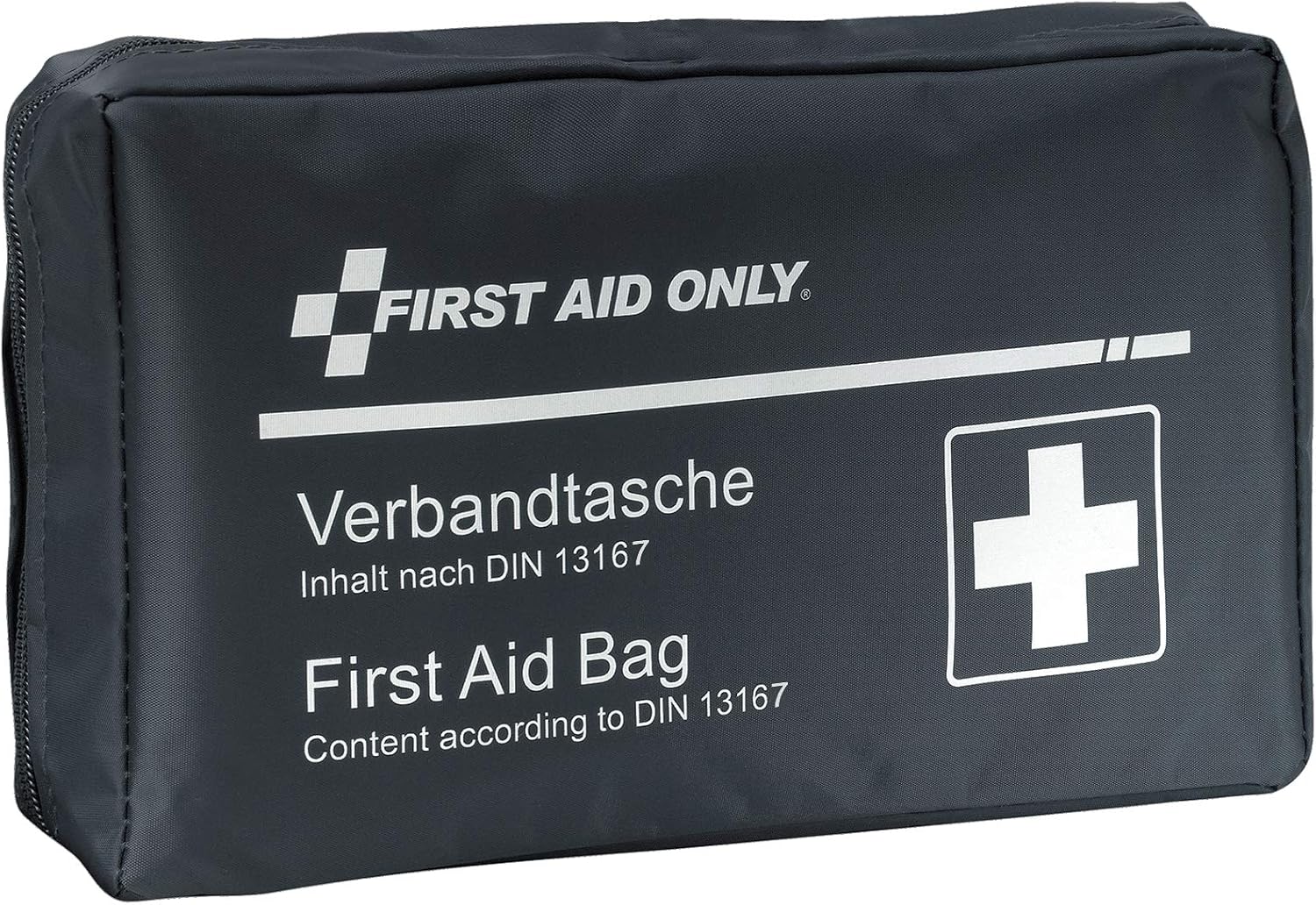 First Aid Only Unisex - Adult First Aid Bag 28 Pieces, Schwarz