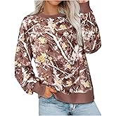 PRETTYGARDEN Graphic Sweatshirts for Women Crewneck Floral Print Long Sleeve Pullover Y2K Tops 2026 Fall Casual Cute Clothes