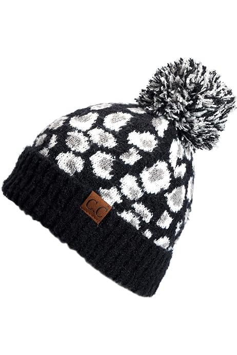 black cc beanie