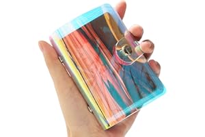 FENKON Small Photo Album 2x3 Compatible with Fujifilm Instax Mini Film/Polaroid Film/Kpop Photocard Credit Card Holder for Women Girl Birthday Gift (36 Pockets)