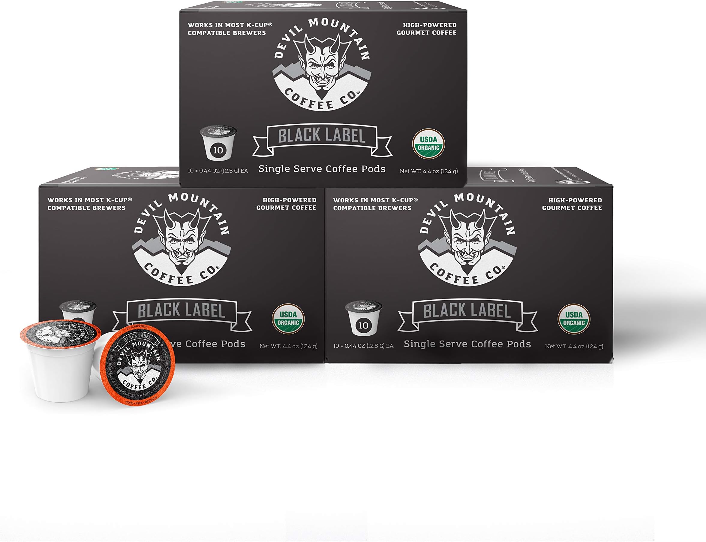 "Black Label", Single-Serve K-Cup Pods, World’s Strongest Coffee With the Highest Caffeine, Lab Tested, 2.0 Keurig K-Cup Brewer Compatible (30 Counts)