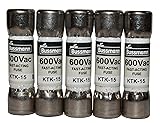 KTK-15 Fuse 892583 15 Amp 600 Volt (5 Pack) QSU