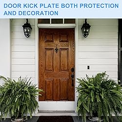 uxcell 2pcs Door Kick Plate, 8 x 30 Inches Aluminum