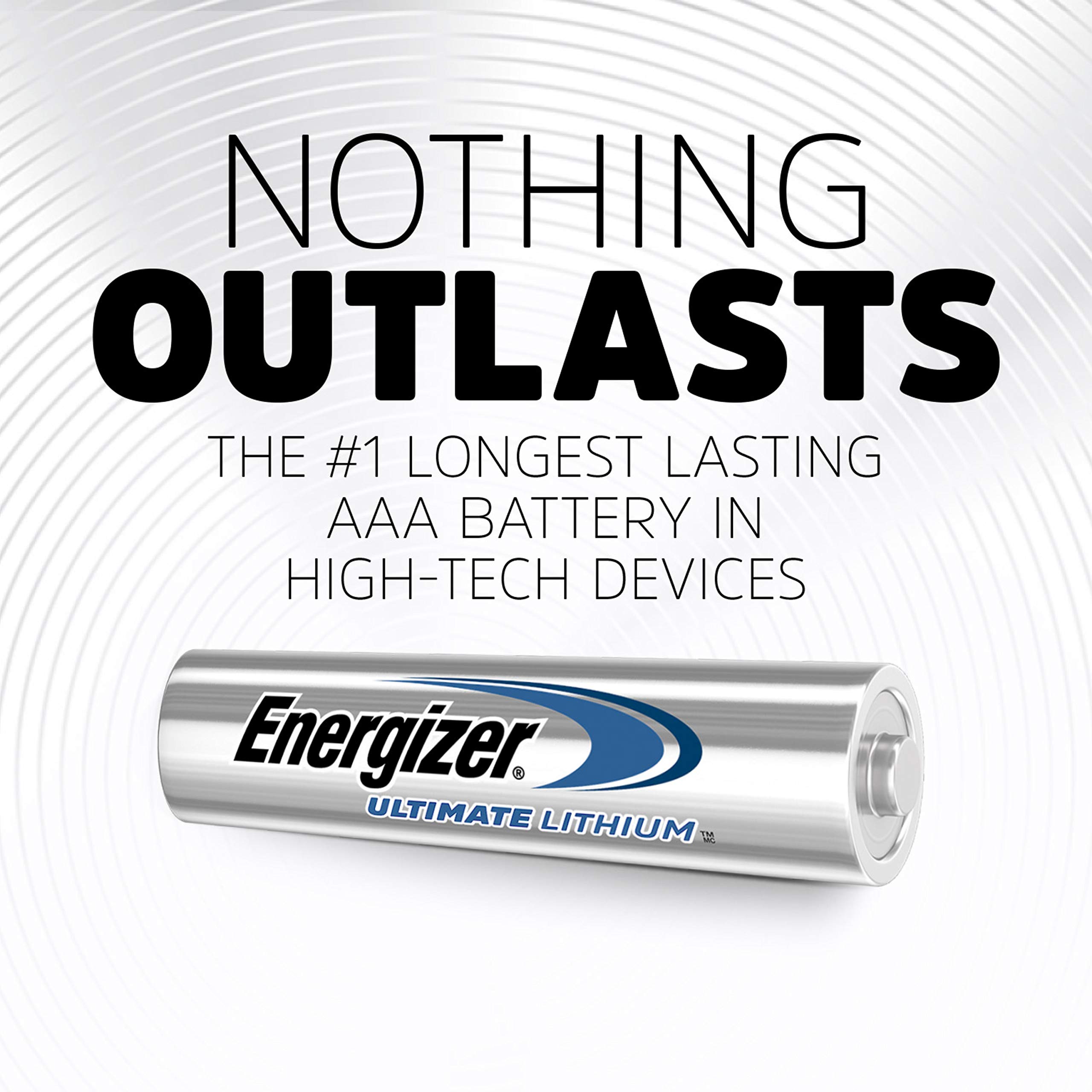 Energizer AAA Lithium Batteries, Ultimate Lithium Triple A Battery (8