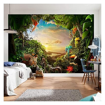 Tree Plants Flower Sunlights Wallpaper Photo Wall Mural Home Bedroom Decoration 260cmx175cm