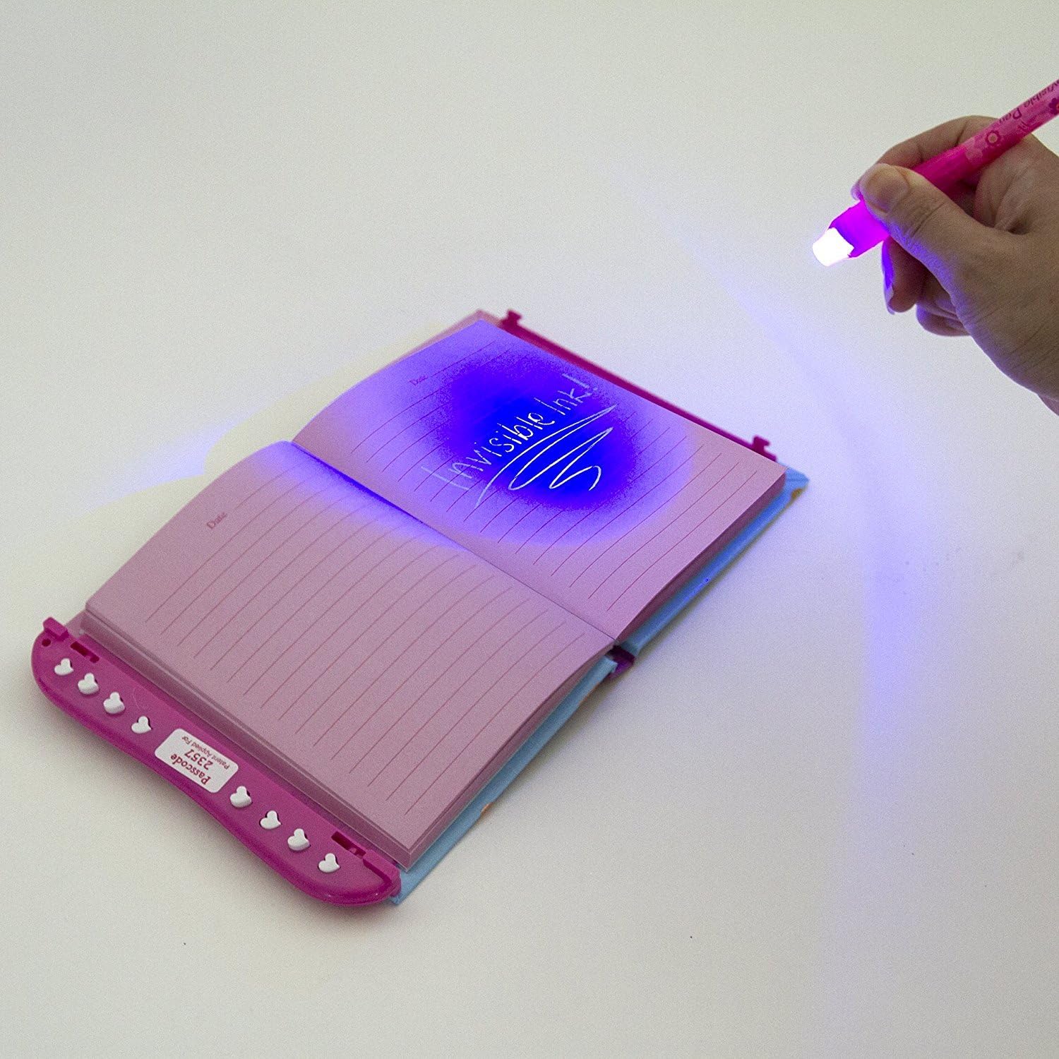 Hot Focus Unicorn Secret Diary with Passcode Lock and Invisible Ink Pen
