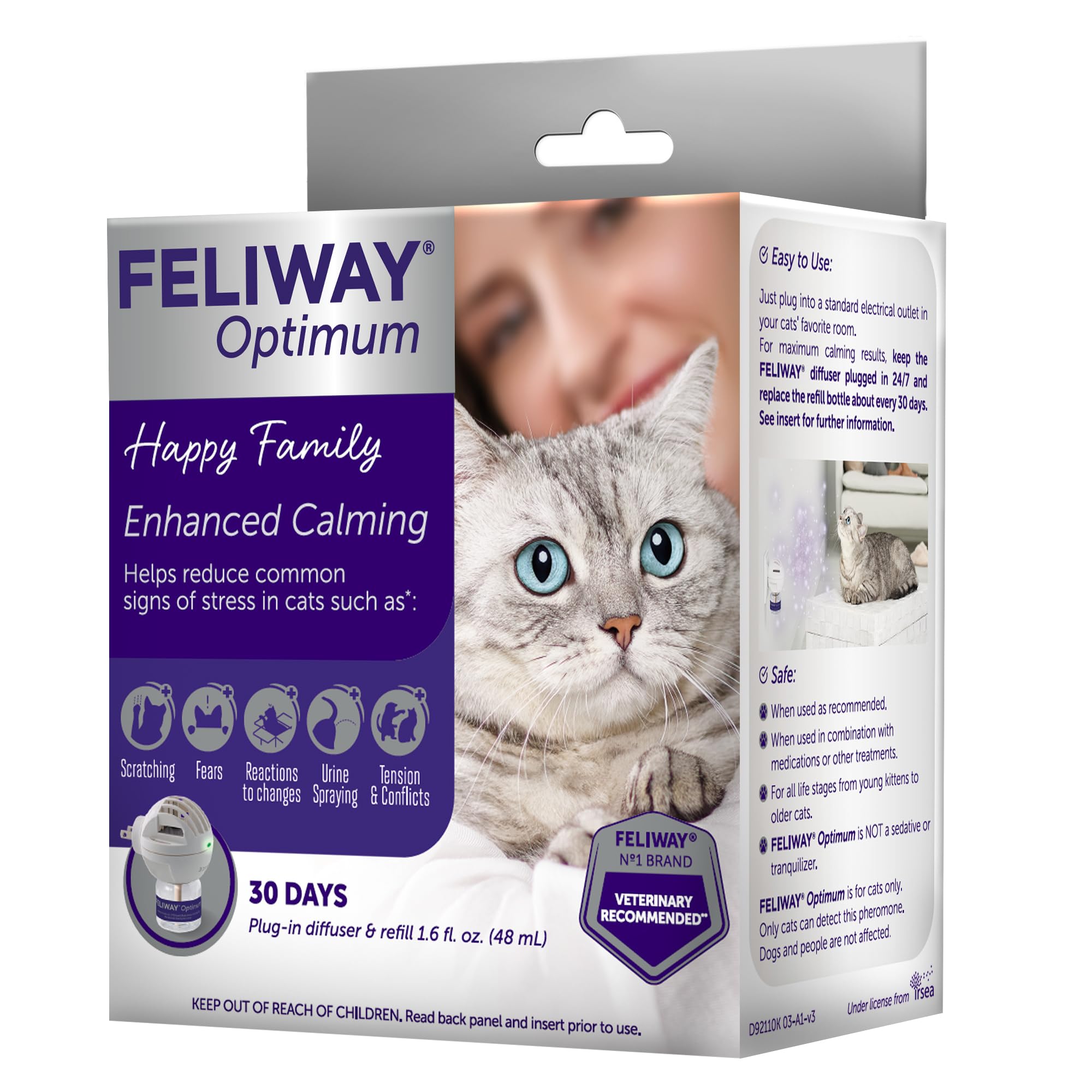 Mua FELIWAY® Optimum 30 Day Cat Calming Plug In Pheromone Diffuser ...