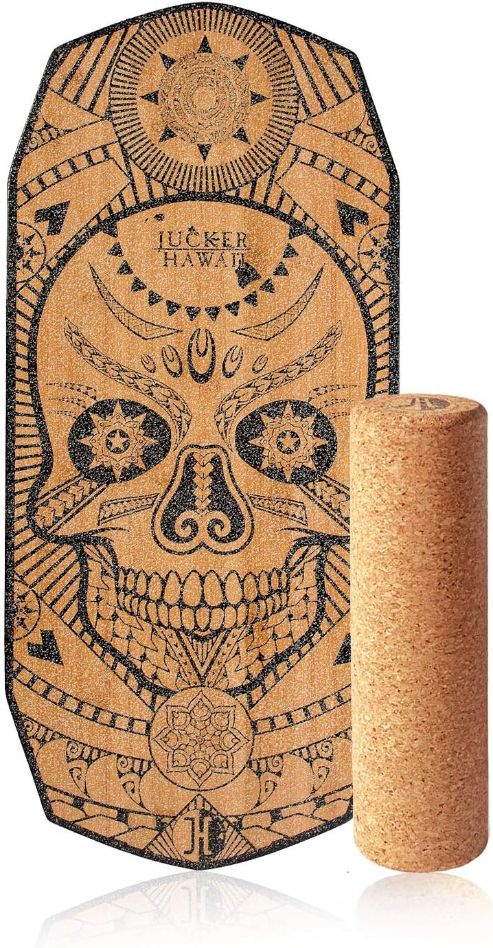 JUCKER HAWAII Homerider Balanceboard Sets - 20 different Models - Balance Board incl. Cork Yoga Roller for Surf, Skate, Snowboard & Balancetraining