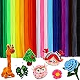 200 Pcs Pipe Cleaners, 20 Colors Creative Chenille Stems Pipe Cleaners Craft, Fuzzy Pipe Cleaners Bulk for Crafts, DIY Pipe C