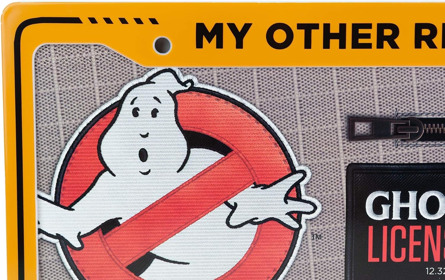 Ghostbusters ECTO-1 License Plate Frame For Cars Collectible, yellow - Image 4