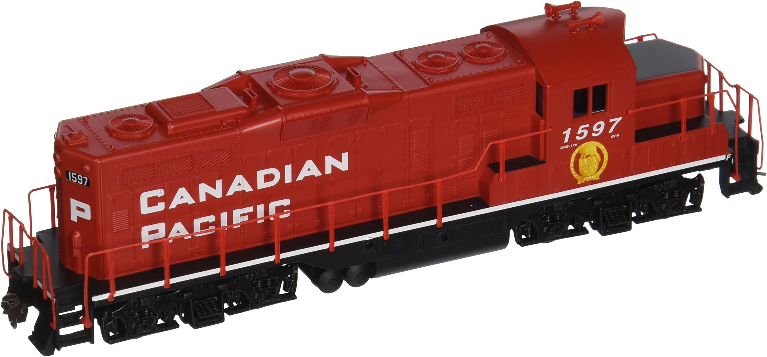 Walthers Trainline Diesel EMD GP9M Ready to Run Canadian Pacific #1597 (Red, White, Golden Beaver Logo on Cab)