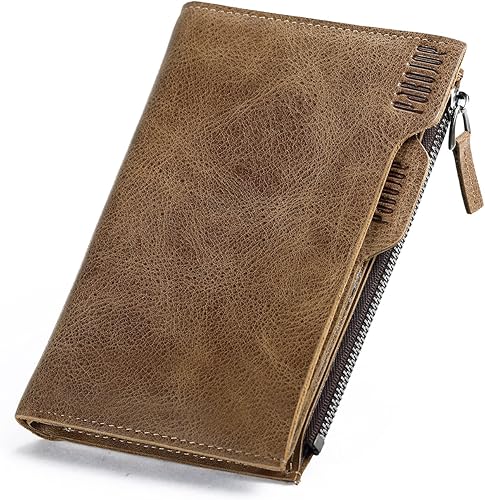 Amazon パボジョエ Pabojoe 財布 二つ折り メンズ 革 レザーウォレット 高級 ブラウン 財布