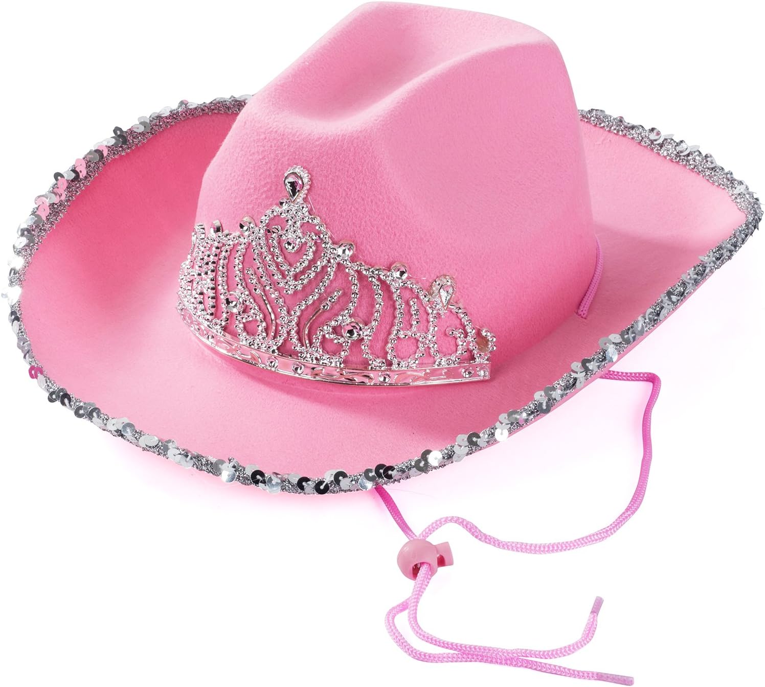 pink felt cowboy hat