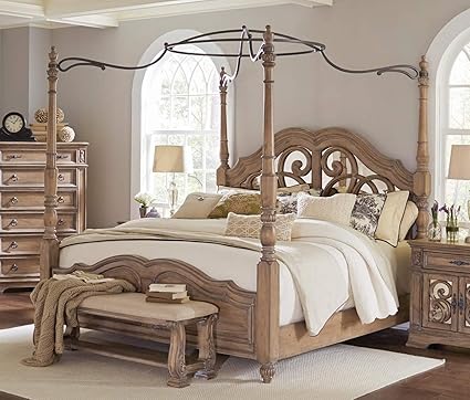 Amazon Com Coaster Home Furnishings 5 Pc Canopy Bedroom Set