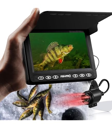 Colitt HD Underwater Fishing Camera, Waterproof Portable 360-Degree Fish Finder With Night Vision Real-Time Viewing Fish Camera For Fishing Gear, Baiting, And Catching Fish