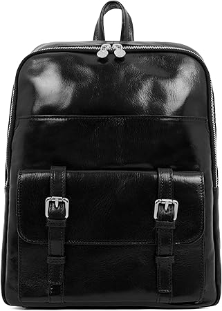 leather backpack 15 laptop