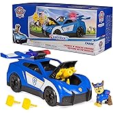 Paw Patrol: Search & Rescue, Chase Launch 'N' Rescue Cruiser with Figure & 2 Projectiles, Lights, Sounds, & Hidden Launcher, Kids Toys for Boys & Girls Ages 3 and up