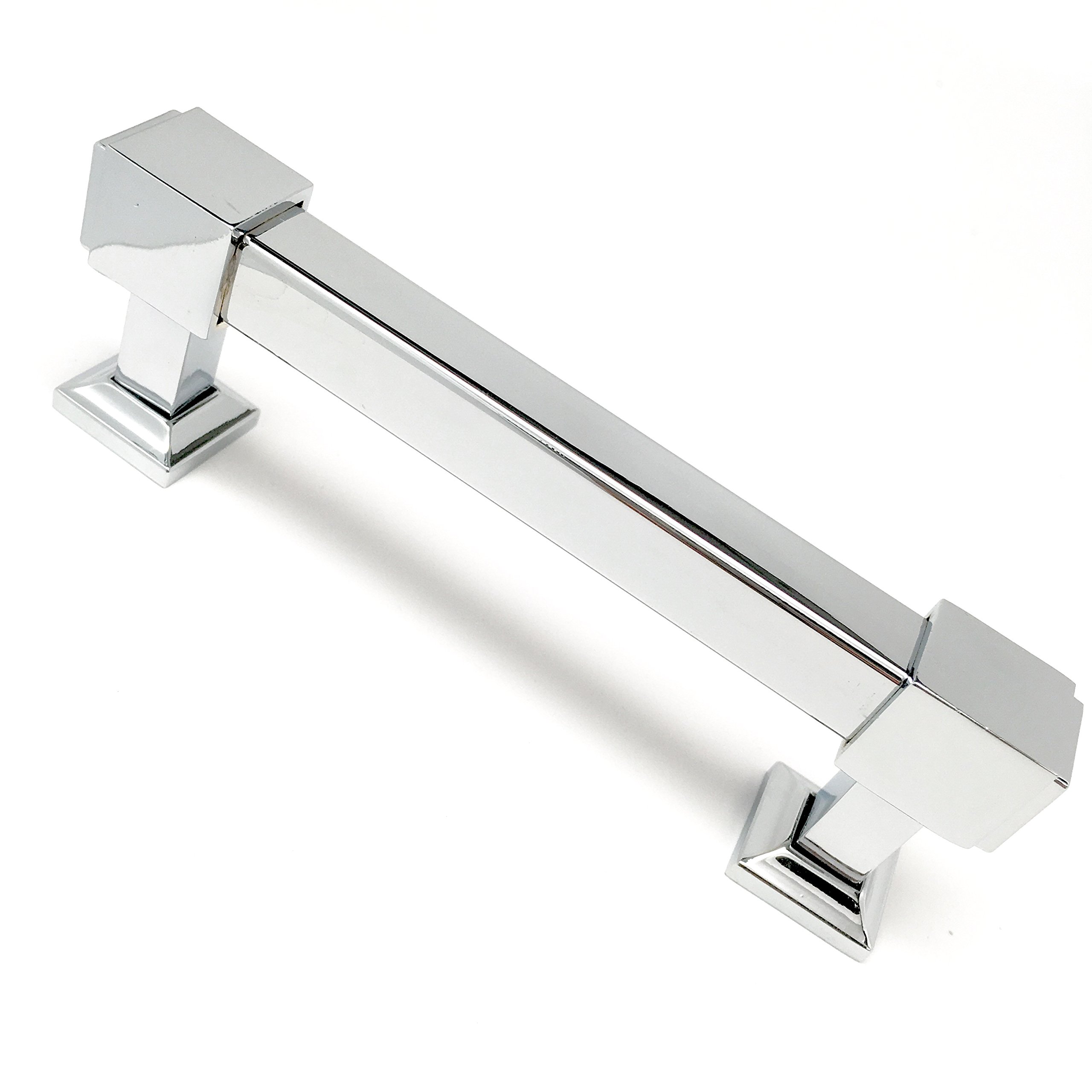Southern Hills Polished Chrome Drawer Pulls 4 Inch Screw Spacing