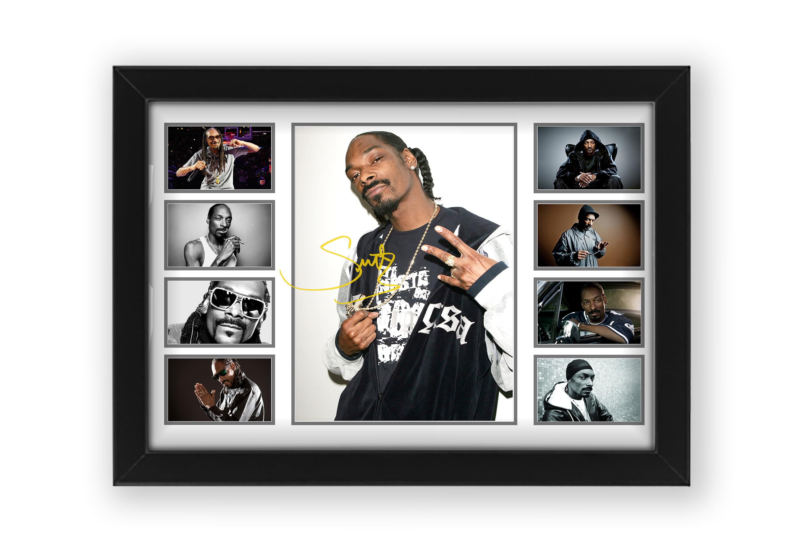 Snoop Dogg Signed Poster Print - Limited Edition Autograph Fan Gift – Collectible Memorabilia Merchandise (Framed A3 (30x40cm))