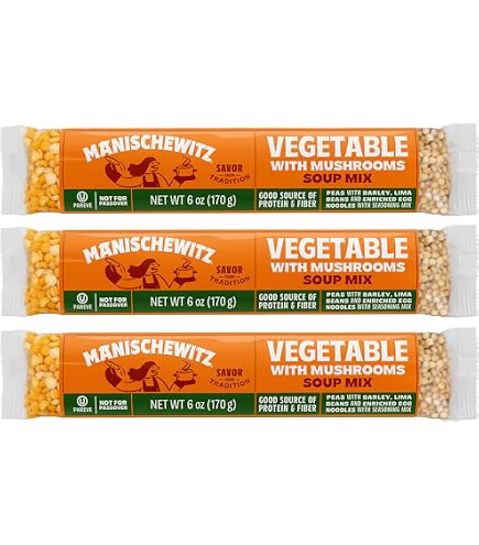 専用ページ❷ Amazon.com : Manischewitz Cello Vegetable Mushroom Soup Mix (6