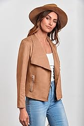 PRETTYGARDEN Women's Faux Suede Jackets 2024 Fall