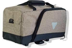 Vincita Nash Bike Trunk Bag - Universal Quick-release Fit All Rear Racks With Expandable Panniers And Waterproof Rain Cover, Large Capacity - Bicycle Commuter Bag Suitable For All Bicycles