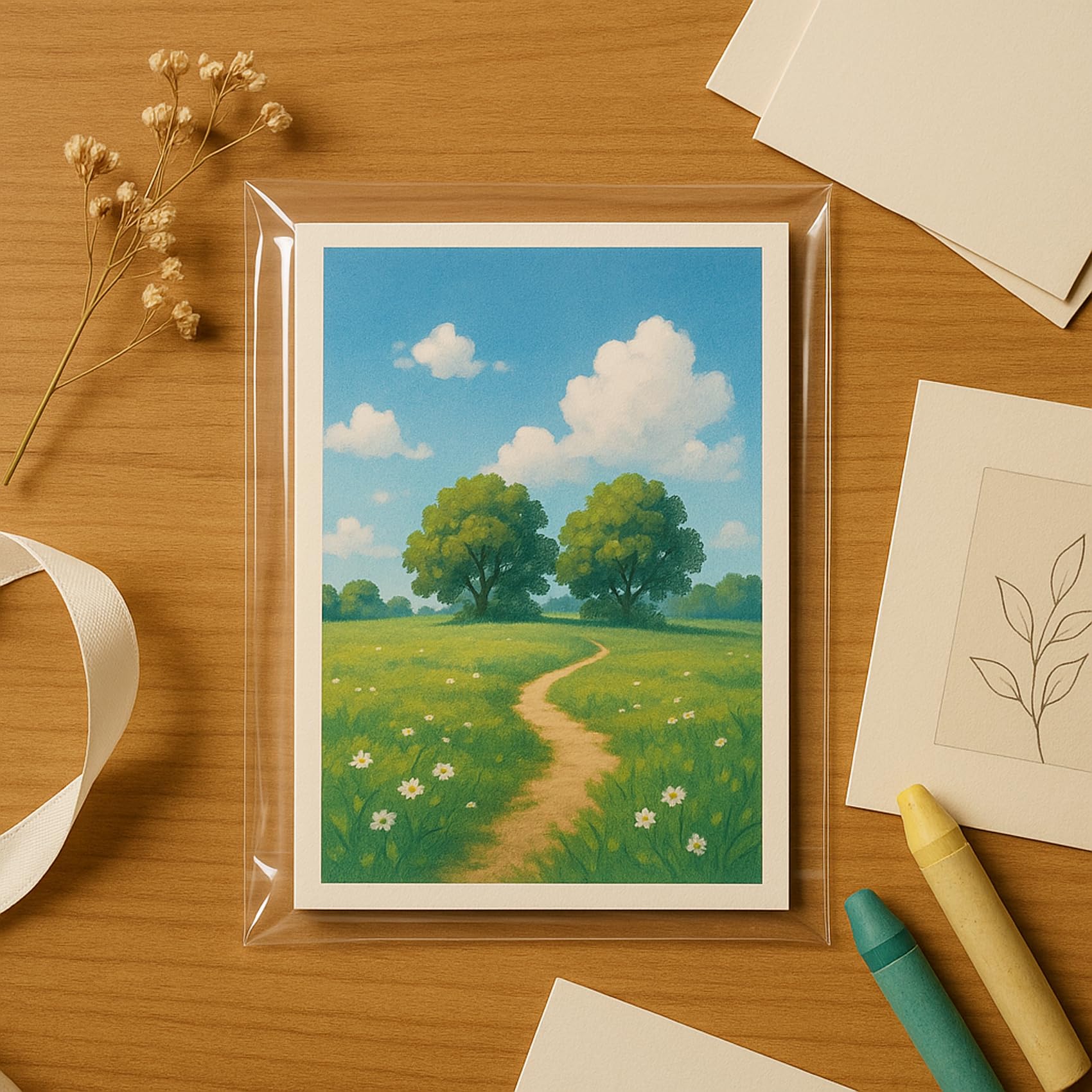 Morepack Self Sealing Cellophane Bags,6x9 Inches 200 Pcs Clear Cookie Bags Resealable Cellophane Bag for Packaging Cookies,Favors,Products,Candy