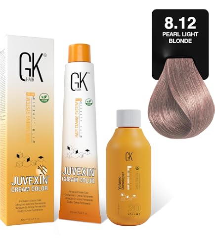 Amazon.com : GK HAIR Global Keratin Natural 8 Light Blonde Hair