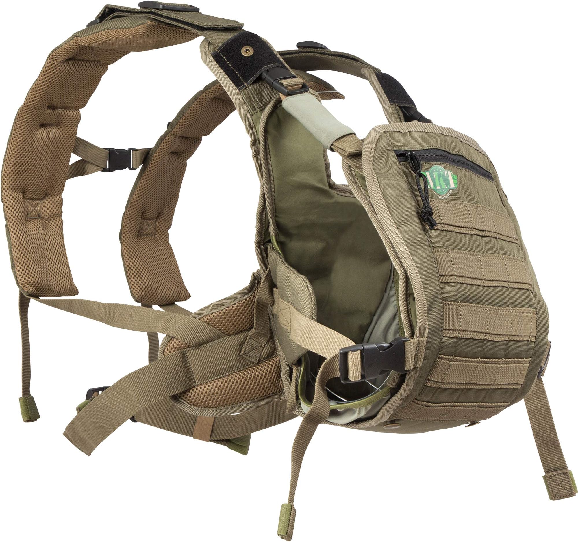 Baby Carrier for Men Front Baby Holder for Dad | Army Style Design | Front and Rear Facing Baby
