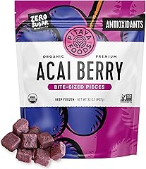 Pitaya Foods - Organic Acai Berry Bite-Sized Pieces, Pre-Packaged Frozen Fruit, No Added Sugar Or Preservatives, High In Fibe