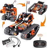 BIRANCO. STEM Remote Control Building Kit 3 in 1 RC Tracked Racer/Tank/Robot Engineering Toys, Science Construction Play Set, Toy Car Christmas for Boys &amp; Girls Age 8-12 (392pcs)