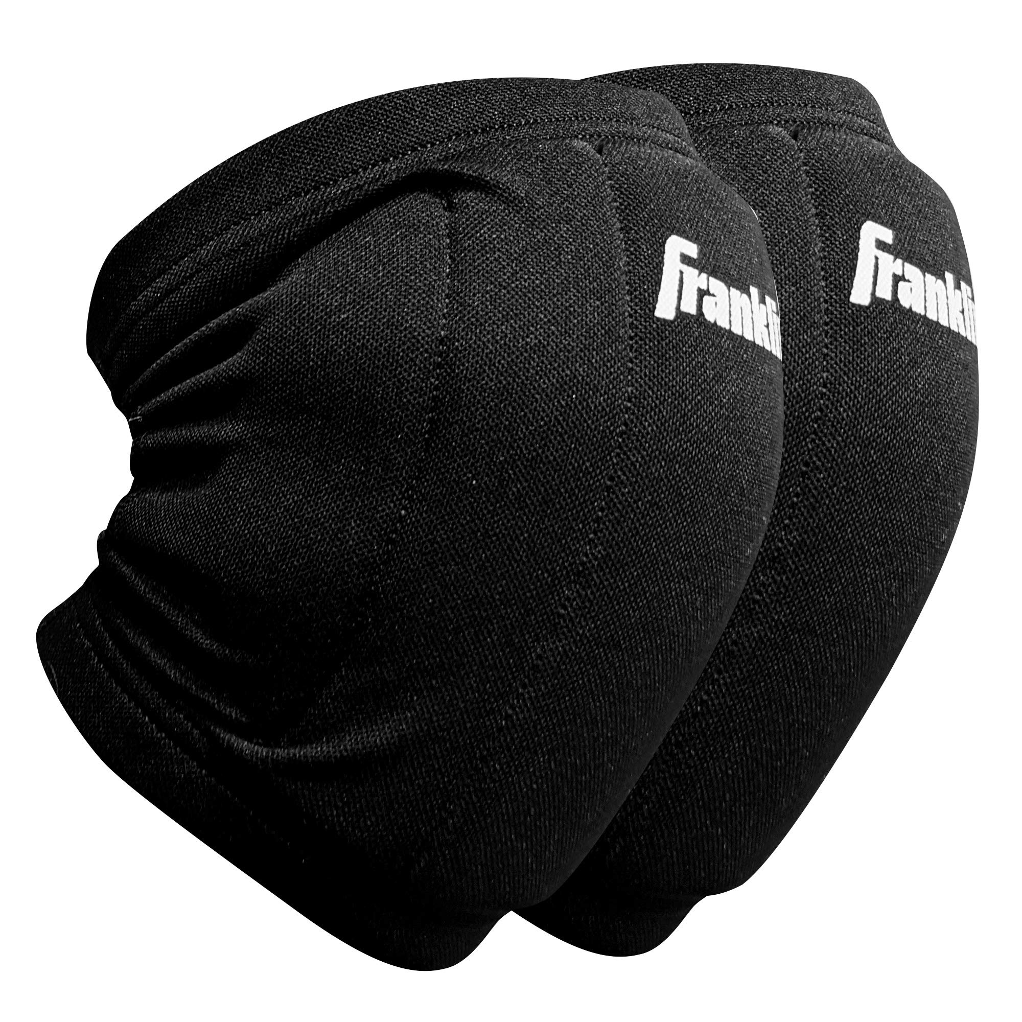 Photo 1 of Franklin Sports One Size Fits Most Volleyball Knee Pads - Adult Volleyball Knee Pads, Black