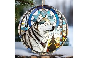 Touber Wolf 2023 Ornament, 2023 Christmas Ornament, Christmas Decoration, Holiday Present Idea, Heirloom Keepsake, Round Ceramic, Gift Exchange, Bauble Present, Gift Idea, Wolf