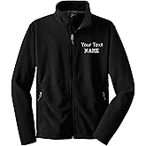 INK STITCH Men Custom Deisgn Your Own Stitching Embroidery Fleece Basic Jackets
